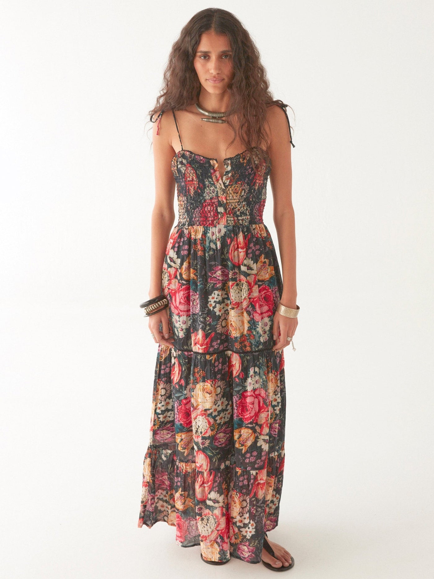 Karter | Daphne Kleid - Mustique Canterbury