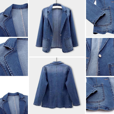 Bogumiła – Stilvoller Denim Blazer