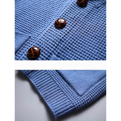 Klassischer Herren Strickmantel - Vintage Stil