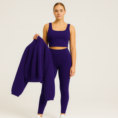 Marlis | Fleecegefüttertes Yoga-Outfit-Set