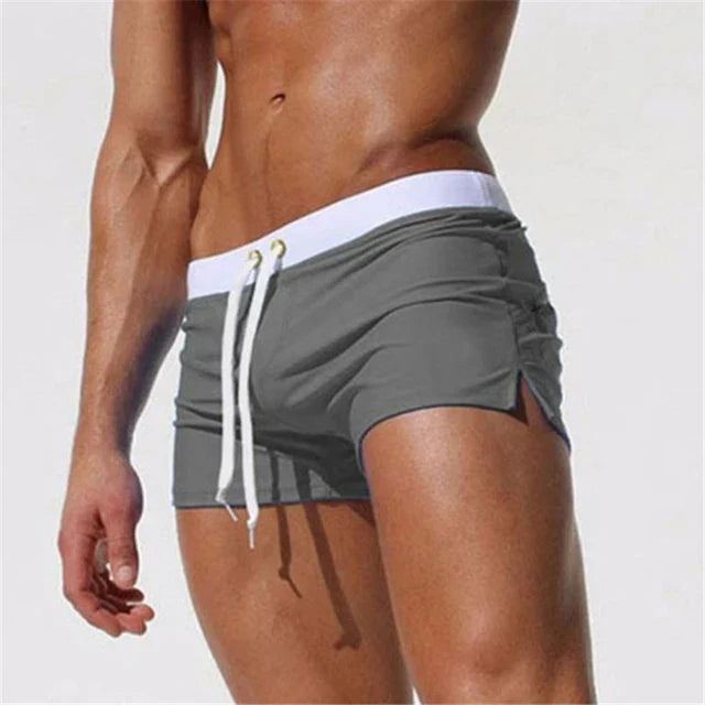 Schnelltrocknende Herren-Schwimmshorts mit Taschen – Leano