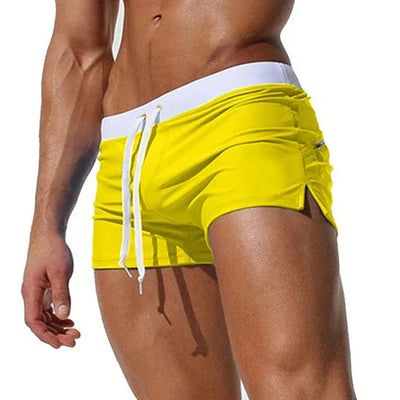 Schnelltrocknende Herren-Schwimmshorts mit Taschen – Leano