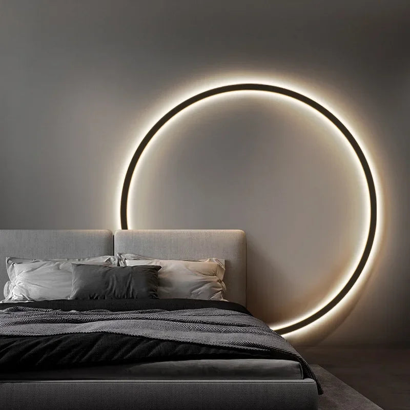 Minimalistische runde Wandleuchte Indoor – LED Wandlampe für stilvolles Wohnen