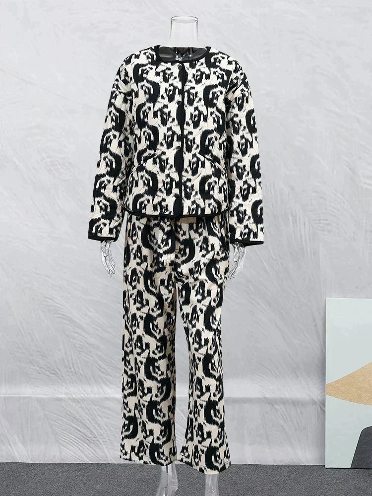 Diana - Vintage-Mantel mit Blumenprint