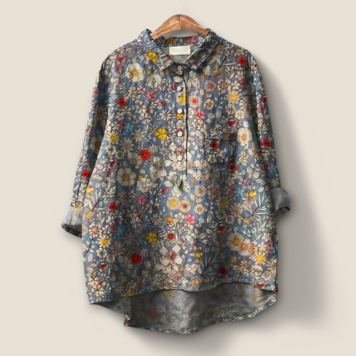 Stephanie | Bluse mit Blumendruck