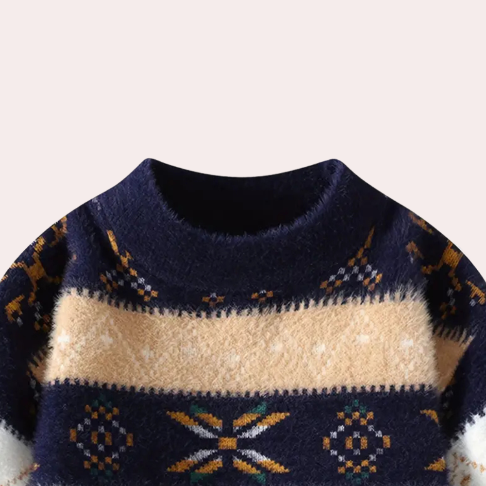 Eleganter Herren Strickpullover aus Baumwolle