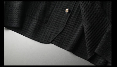 Eleganter Herren Jacquard Blazer mit Strukturmuster