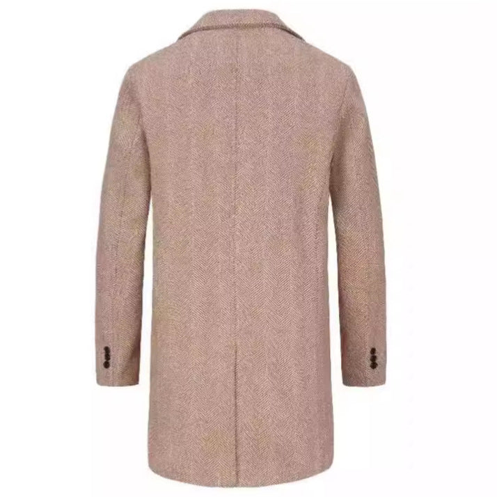 Herren eleganter Woll-Trenchcoat Aliams