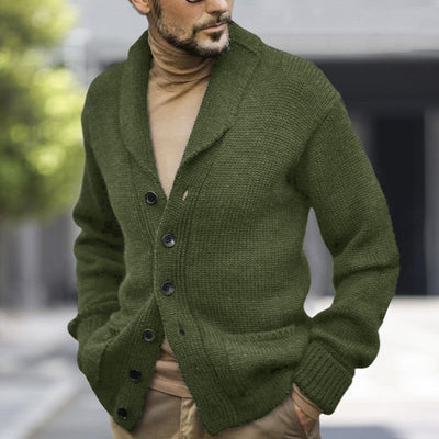 Herren kuscheliger Strickcardigan Aliams