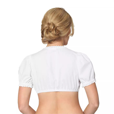 Damen Tracht Weiß Oktoberfest Dirndl Bluse