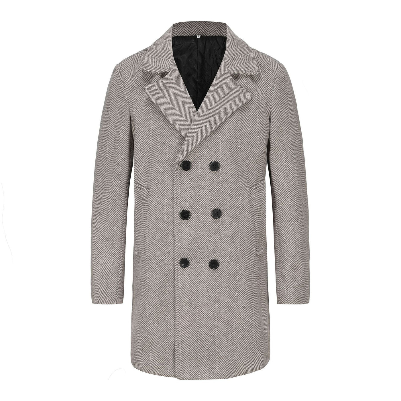 Herren eleganter Woll-Trenchcoat Aliams