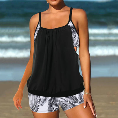 Zweiteiliges Tankini-Set für Damen | Bademode