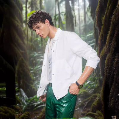 Herren modische Übergangsjacke mit praktischen Taschen Aliams