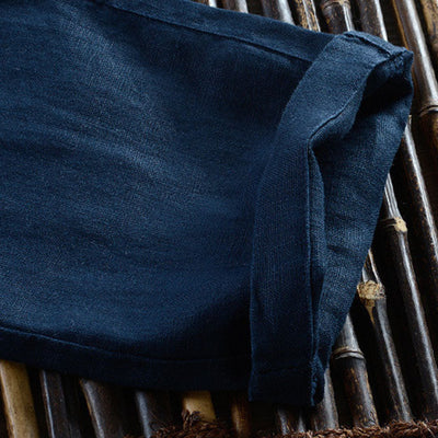 Elastische Leinen Herren Hose