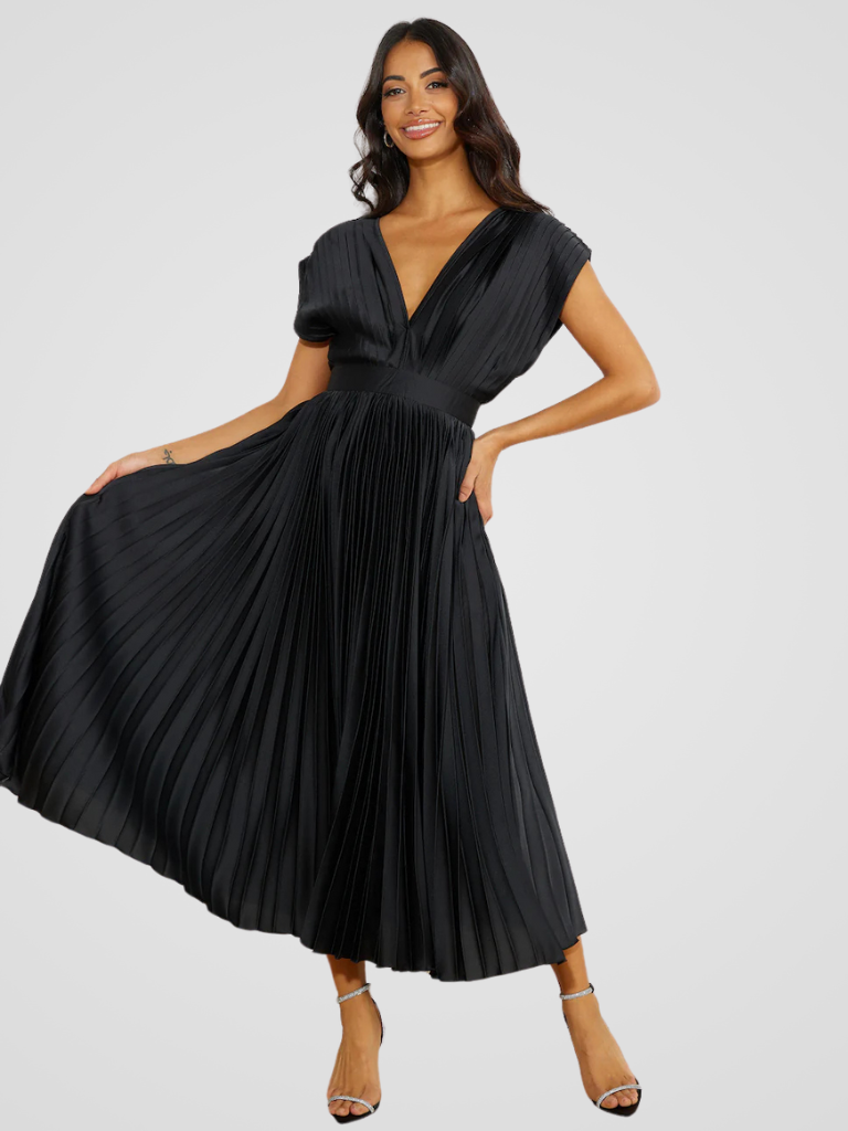 AMAYA PLEATED MIDI