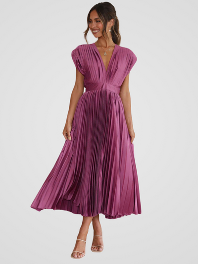 AMAYA PLEATED MIDI