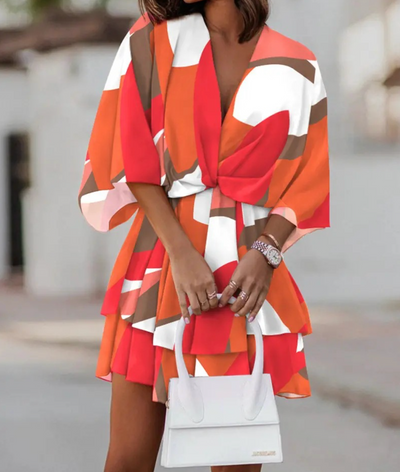 Valeria - Böhmisches Blumen-Minikleid