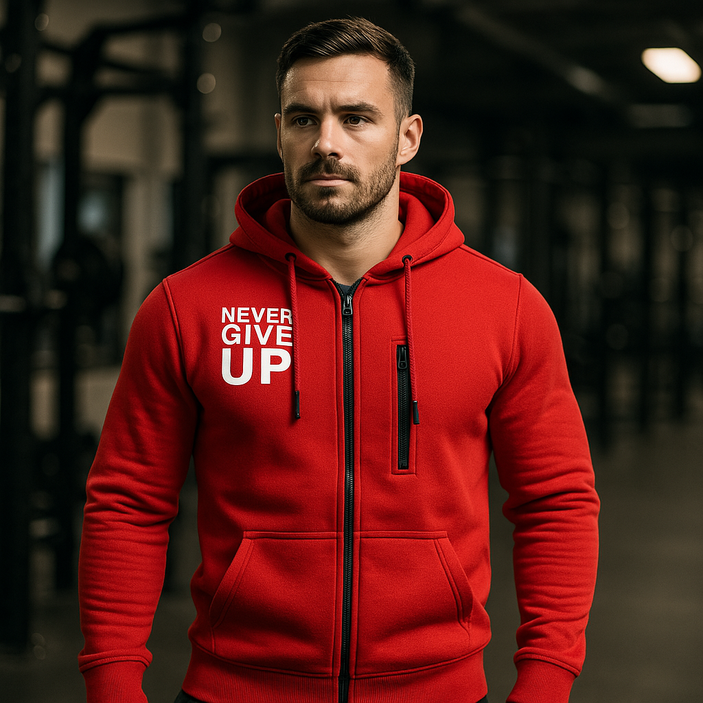 Sportlicher Herren Zip-Hoodie