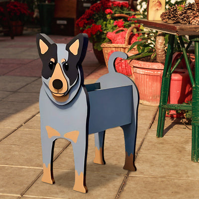 "Australischer Rinder-Blumentopf" could be rewritten as "Australischer Rinderpflanztopf" or "Blumentopf aus australischem Rinderleder". If you have a specific style or focus in mind, please let me know!