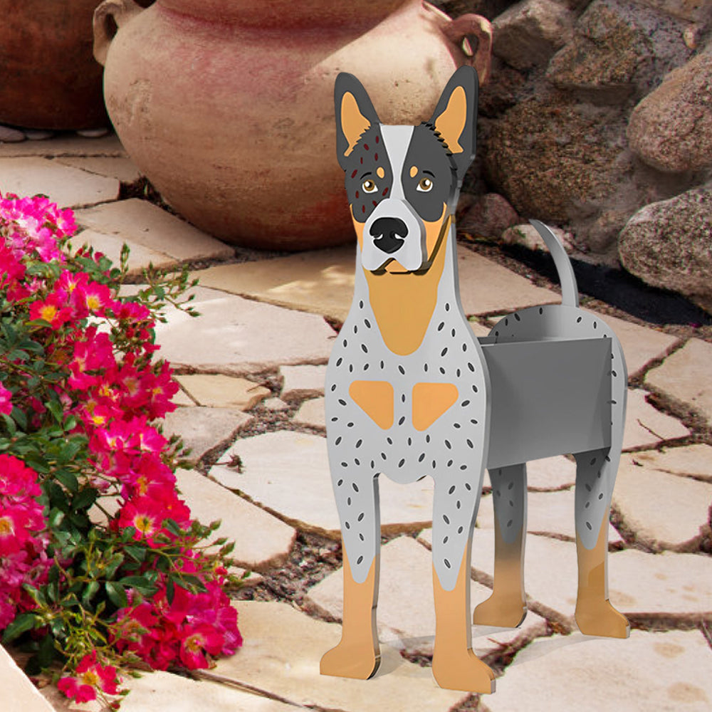 Australian Cattle Dog Flower Pot