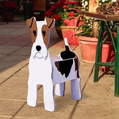 Flower Pot in the Shape of a Fox Terrier