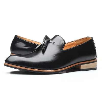 Elegante Herren Leder Loafer
