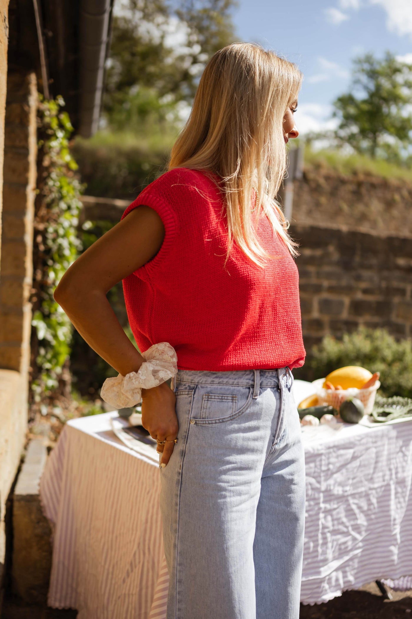 Kyle | Pullover Kathia - rot