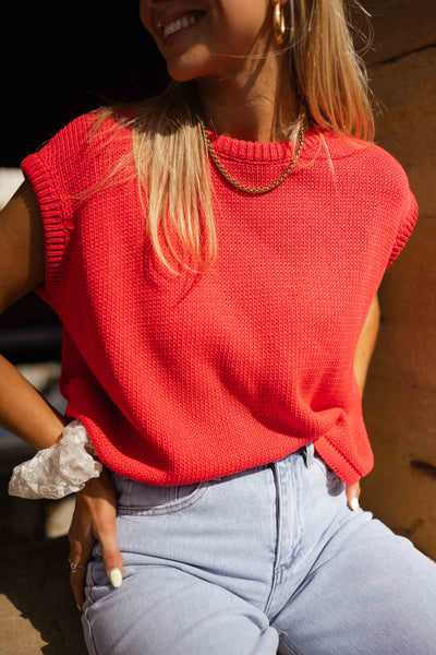 Kyle | Pullover Kathia - rot