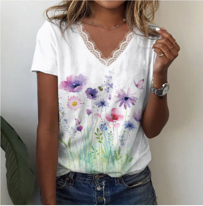 Lisolette | Modisches Damen Oberteil Mit V Ausschnitt