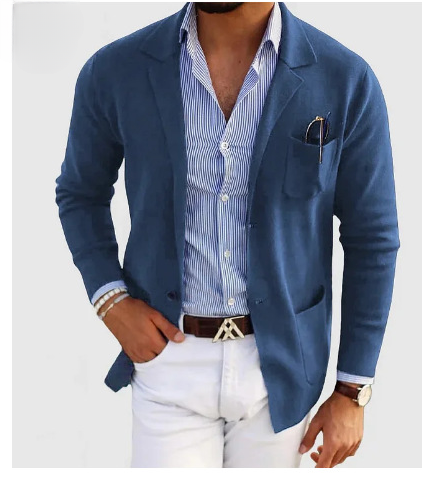 Brunen | Herren Lässig Mantel | Langarm