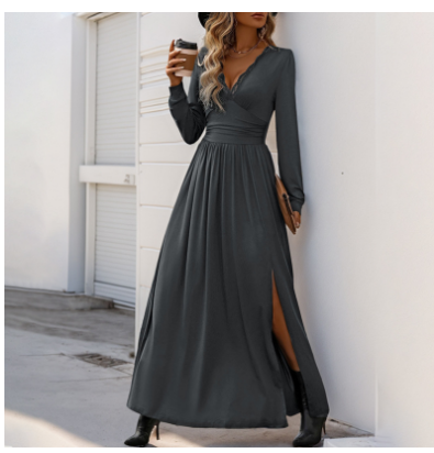 Alphosinem | Damen Elegantes Kleid | Maxi