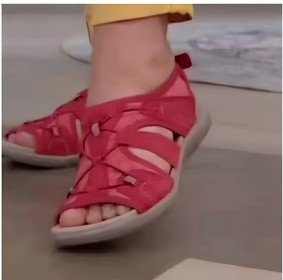 Damen Bequeme Sandalen Mit Offener Spitze | Lässig