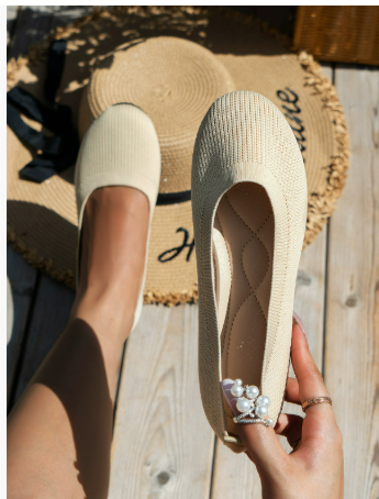Damen Bequem Ballett Flats | Elegante