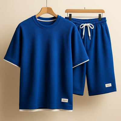 Waffelstrick Herren Loungewear Set