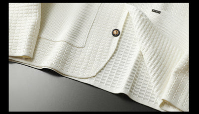 Eleganter Herren Jacquard Blazer mit Strukturmuster