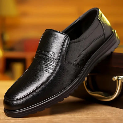 Bequeme Leder Herren Loafer