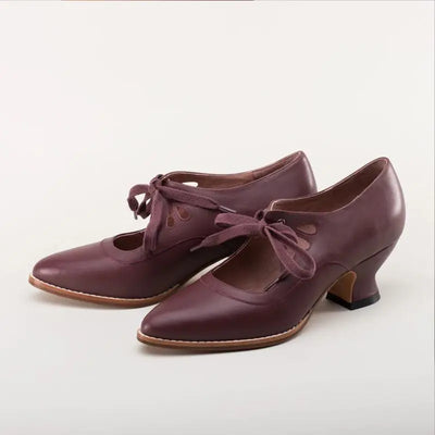 Angela Orthopädische Mary Jane Sandalen aus PU-Leder mit Niedrigem Absatz und Schnürverschluss