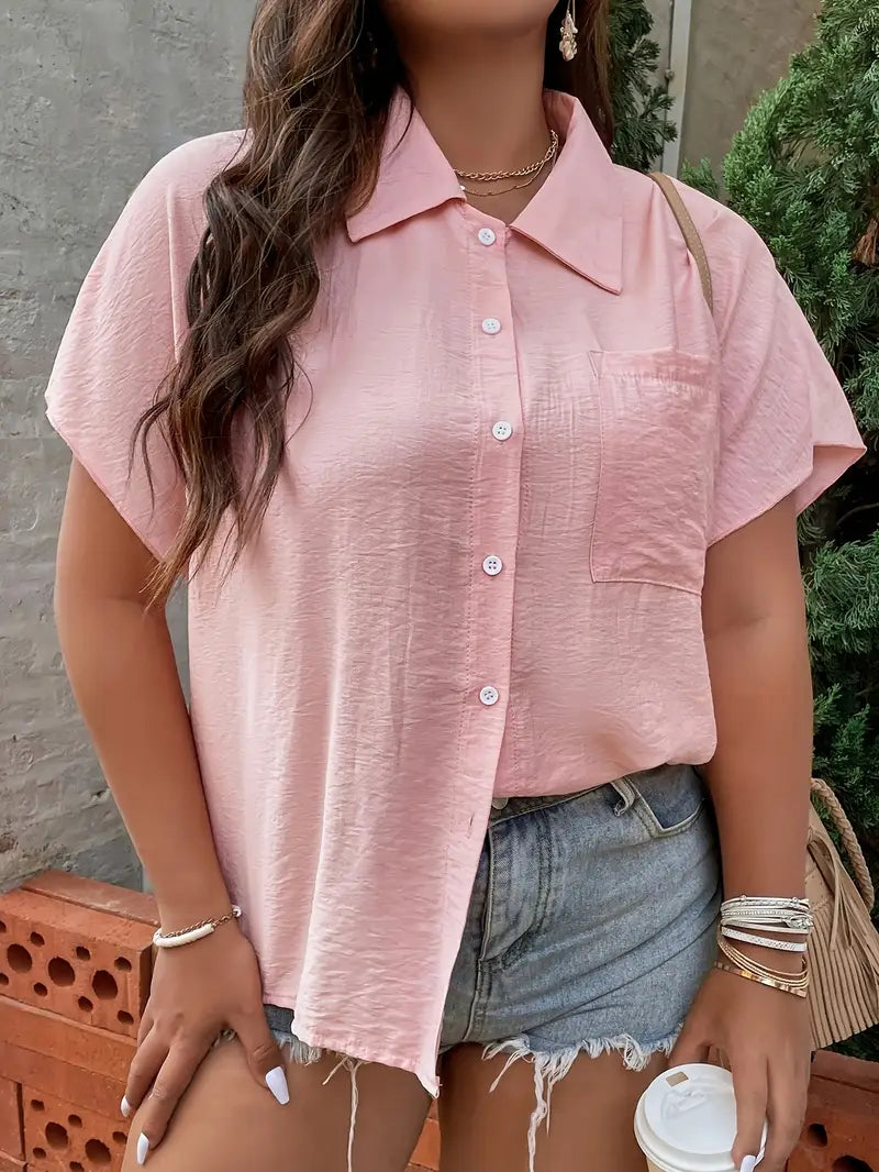 Cyril - Elegante Lockere Bluse Damen Mode