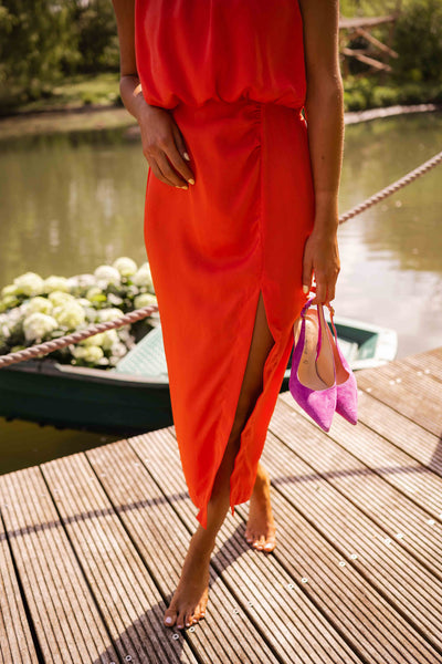 Valentina | Robe Tory - orange