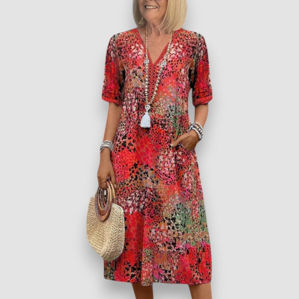 Isla | Elegantes gemustertes Kleid