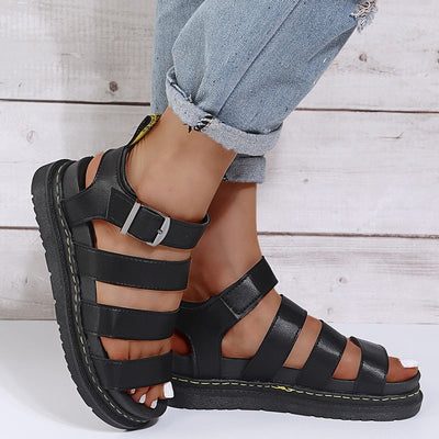 Loren - Bequeme Stilvolle Ledersandalen
