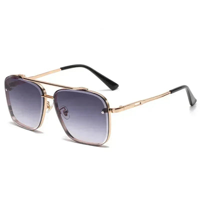 Stylische Herren Sonnenbrillen im quadratischen Pilotenstil