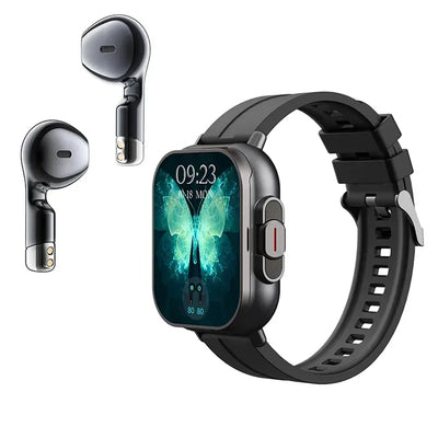 D8 TWS 2-in-1 Smartwatch mit Bluetooth Headset und Gesundheitsüberwachung für Männer und Frauen