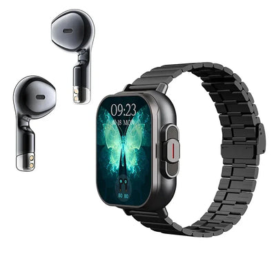 D8 TWS 2-in-1 Smartwatch mit Bluetooth Headset und Gesundheitsüberwachung für Männer und Frauen