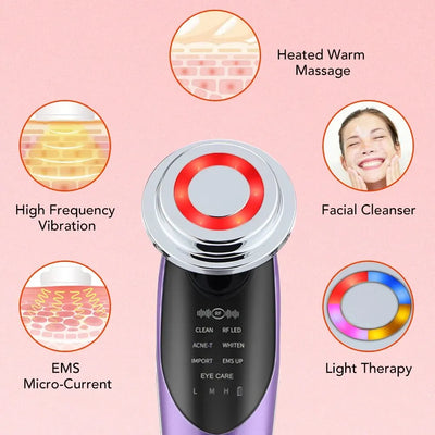 Avelena | 7-In-1 Ems Rf Gesichts-Massagegerät