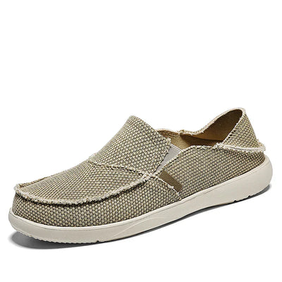 Leichte Canvas-Slipper für Herren | Atmungsaktive Sommer-Espadrilles - Niko