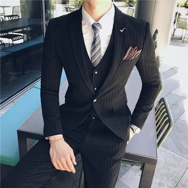 Herren Dreiteilig Formell Hochzeitsgast Anzug Set | Elegante