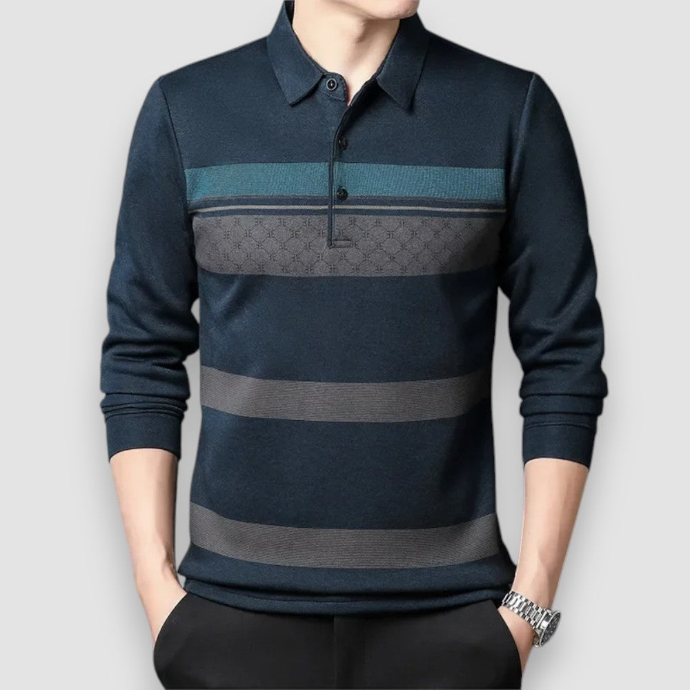 Browny | Striped Polo Shirt