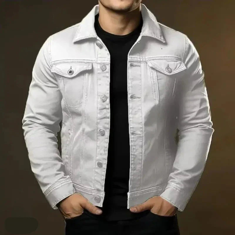 Robuste & Zeitlose Herren Jeansjacke aus 100 % Baumwolle – Noah