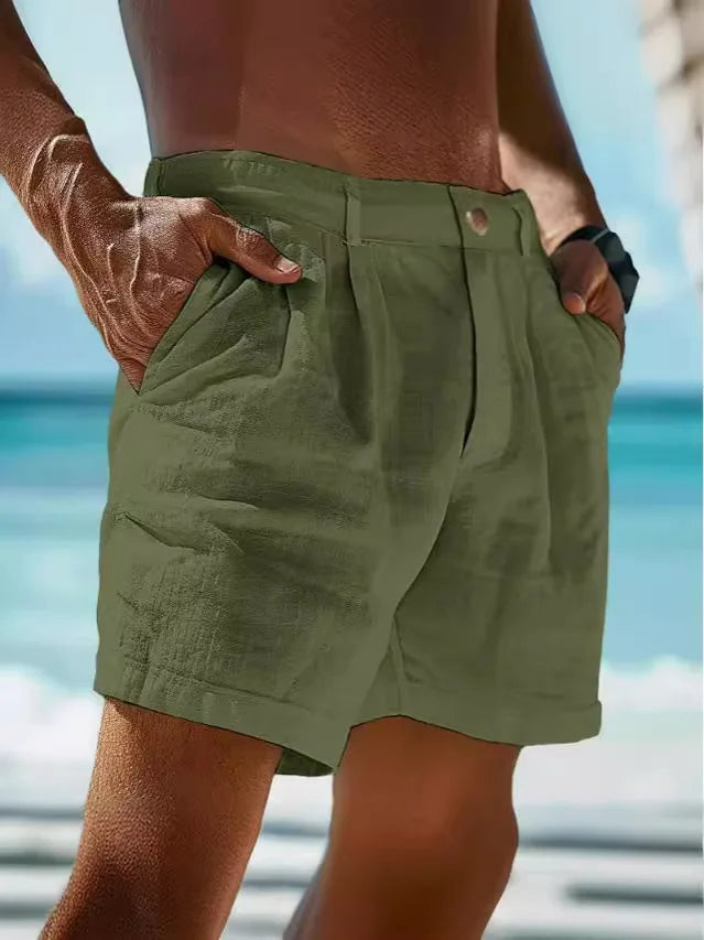 Luftige Sommer-Shorts aus Leinen für Herren – Jonas